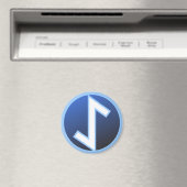 Eiwaz Yew Rune Magnet (In Situ (Geschirrspüler))