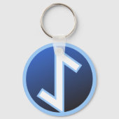 Eiwaz Yew Rune Schlüsselanhänger (Vorderseite)