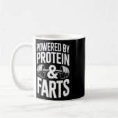 Eiweiß und Furzen Bodybuilding Gewicht Kaffeetasse (Links)
