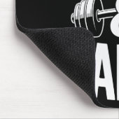 Eiweiß und Furzen Bodybuilding Gewicht Mousepad (Ecke)