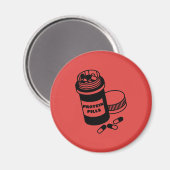Eiweißpillen-Bowie-Magnet Magnet (Vorderseite/Rückseite)