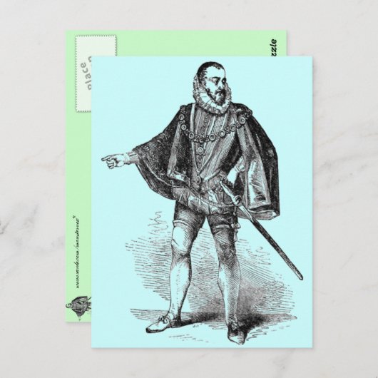 EizabethanKostüme Postkarte (Vorne/Hinten)