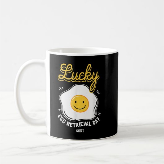Eizellentag lustiges Geschenk für IVF-Transfertag Kaffeetasse (Links)