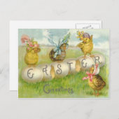 Eizellfeld Feiertagspostkarte (Vorne/Hinten)