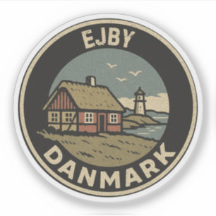 Ejby, Dänemark Danmark  Aufkleber