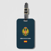 Ejército de Tierra Reisepass-Hülle Gepäckanhänger (Vorderseite Vertikal)