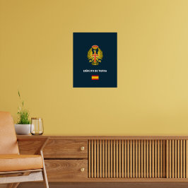 Ejército de Tierra Reisepass Hülle Poster