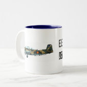 EJERCITO DEL die AIRE Spanisch-Luftwaffe Zweifarbige Tasse (Vorderseite Links)