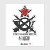 Ejército Popular de la República Aufkleber (Blatt)