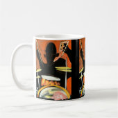 ejgoldguru - Acrylic - Ein Fest der Drummer Kaffeetasse (Links)