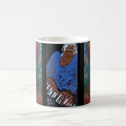 Ejgoldguru - Akryllisch - Portrait eines Engels Kaffeetasse (Mittel)