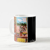 ejgoldguru - Wasserfarbe - Portrait eines Tisches Kaffeetasse (Vorderseite Links)