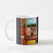 ejgoldguru - Wasserfarbe - Portrait eines Tisches Kaffeetasse (Links)