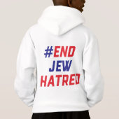 #EJH Kid's Sweatshirt in White (Rückseite)