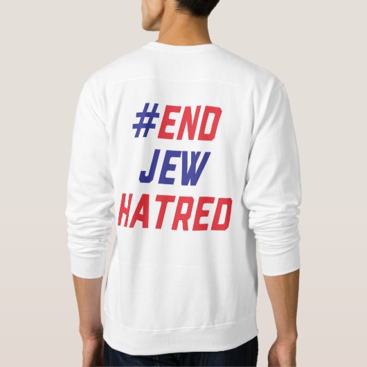 #EJH Men's Crew in White Sweatshirt (Rückseite)