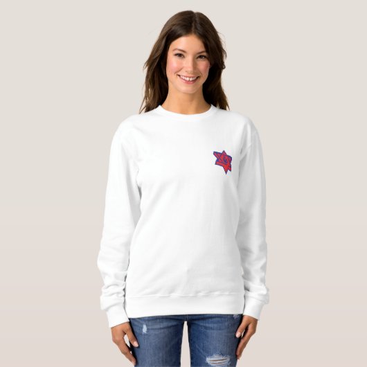 #EJH Women's Crew in White Sweatshirt (Vorne ganz)