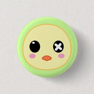 Ejiki der Küken-Kopf Button