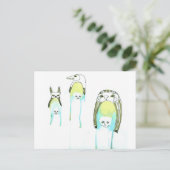 Ejipchins Postkarte (Stehend Vorderseite)