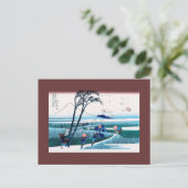 Ejiri in der Provinz Suruga Hokusai Japanisch Bild Postkarte (Stehend Vorderseite)