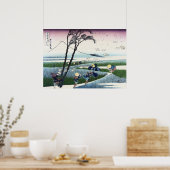 Ejiri in der Provinz Suruga Poster (Küche)