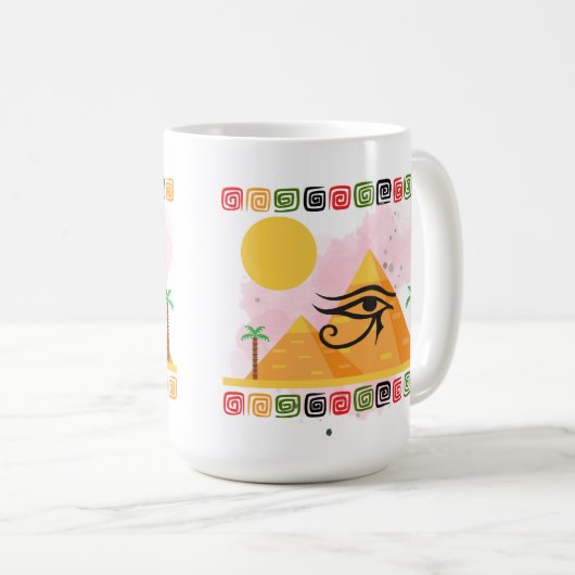 EJYPT ORUS EYE KAFFEETASSE (VorderseiteRechts)