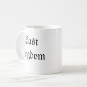 EK Logo-und Text-Tasse Kaffeetasse (Vorderseite Links)