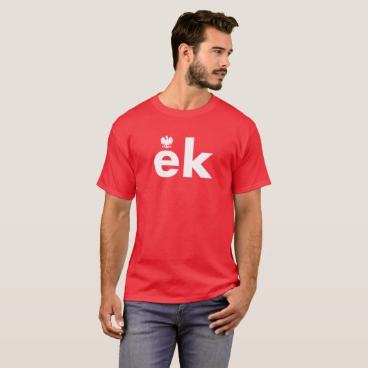 EK Polnischer Nachname Tshirt (Vorne ganz)
