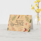 Ekclesiastes 3:11 Er hat Set Ewigkeit im Herzen Karte (Gelbe Blume)