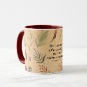 Ekclesiastes 3:11 Er hat Set Ewigkeit im Herzen Tasse (Vorderseite Links)