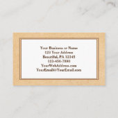 Ekclesiastes 3:11 Er hat Set Ewigkeit im Herzen Visitenkarte (Rückseite)