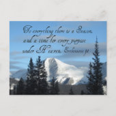 Ekclesiastes 3:1 postkarte (Vorderseite)