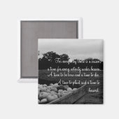 Ekclesiastes 3:2 magnet (Vorderseite/Rückseite)