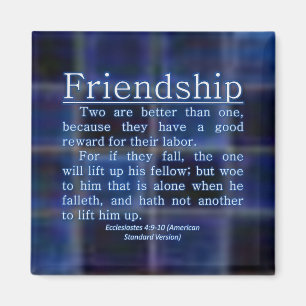 Ekclesiastes 4:9-10 magnet