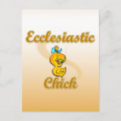 Ekclesiastic Chick Postkarte (Vorderseite)