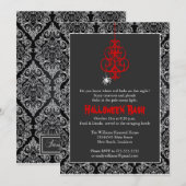 Ekel erregender Halloween-Bash Einladung (Vorne/Hinten)