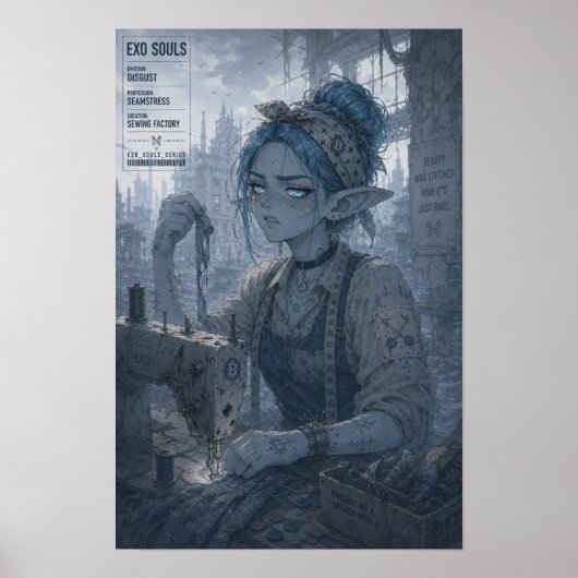 Ekel / Näherin / Nähfabrik Poster (Vorne)