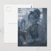 Ekel / Näherin / Nähfabrik Postkarte (Vorne/Hinten)