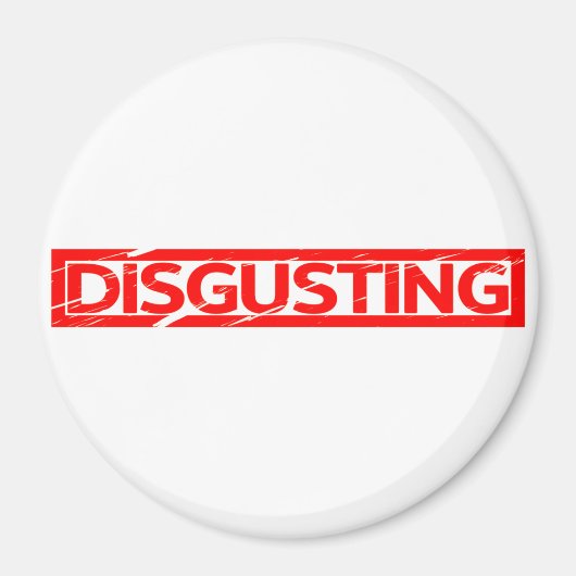 ekelhafte Briefmarke Magnet (Vorne)