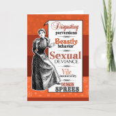 ekelhafte Perversionen Karte (Vorderseite)