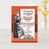 ekelhafte Perversionen Karte (Gelbe Blume)