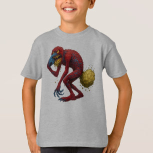 Ekelhaftes Monster, das furzt und in der Nase bohr T-Shirt