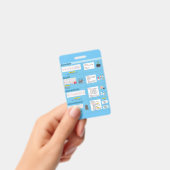 EKG Abzeichen Kurzreferenz Ausweis (Handheld)