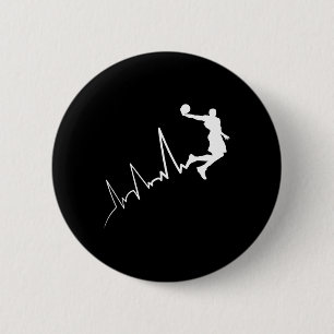 EKG Häufigkeit von Basketball-Spieler heartbeat Du Button