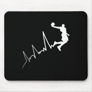 EKG Häufigkeit von Basketball-Spieler heartbeat Du Mousepad