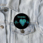 EKG Herzkranzgefäße Button (Beispiel)