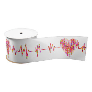 EKG Herzkranzgefäße Satinband