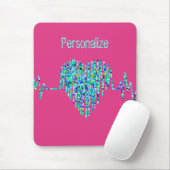 EKG Herzkranzkrankheit Mousepad (Mit Mouse)