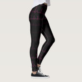 EKG Herzschlag-Leggings Leggings (Rechts)