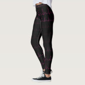 EKG Herzschlag-Leggings Leggings (Links)
