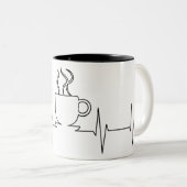 Ekg Kaffee Zweifarbige Tasse (VorderseiteRechts)